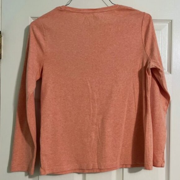 Talbots Orange Long Sleeve Tee - Picture 3 of 3